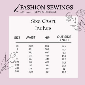 Oversize T-Shirt & Cycle Shorts Sewing Pattern: Women's Sizes XS-3XL (PDF Pattern) image 4