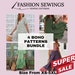 Create Your Bundle Video Tutorial. 15 Patterns Bundle, Woman PDF Sewing ...