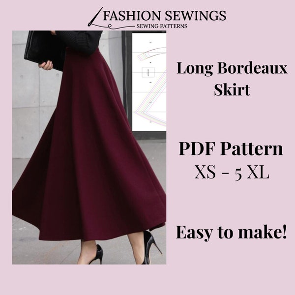 Skirt Pattern - Etsy