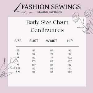 Oversize T-Shirt & Cycle Shorts Sewing Pattern: Women's Sizes XS-3XL (PDF Pattern) image 6