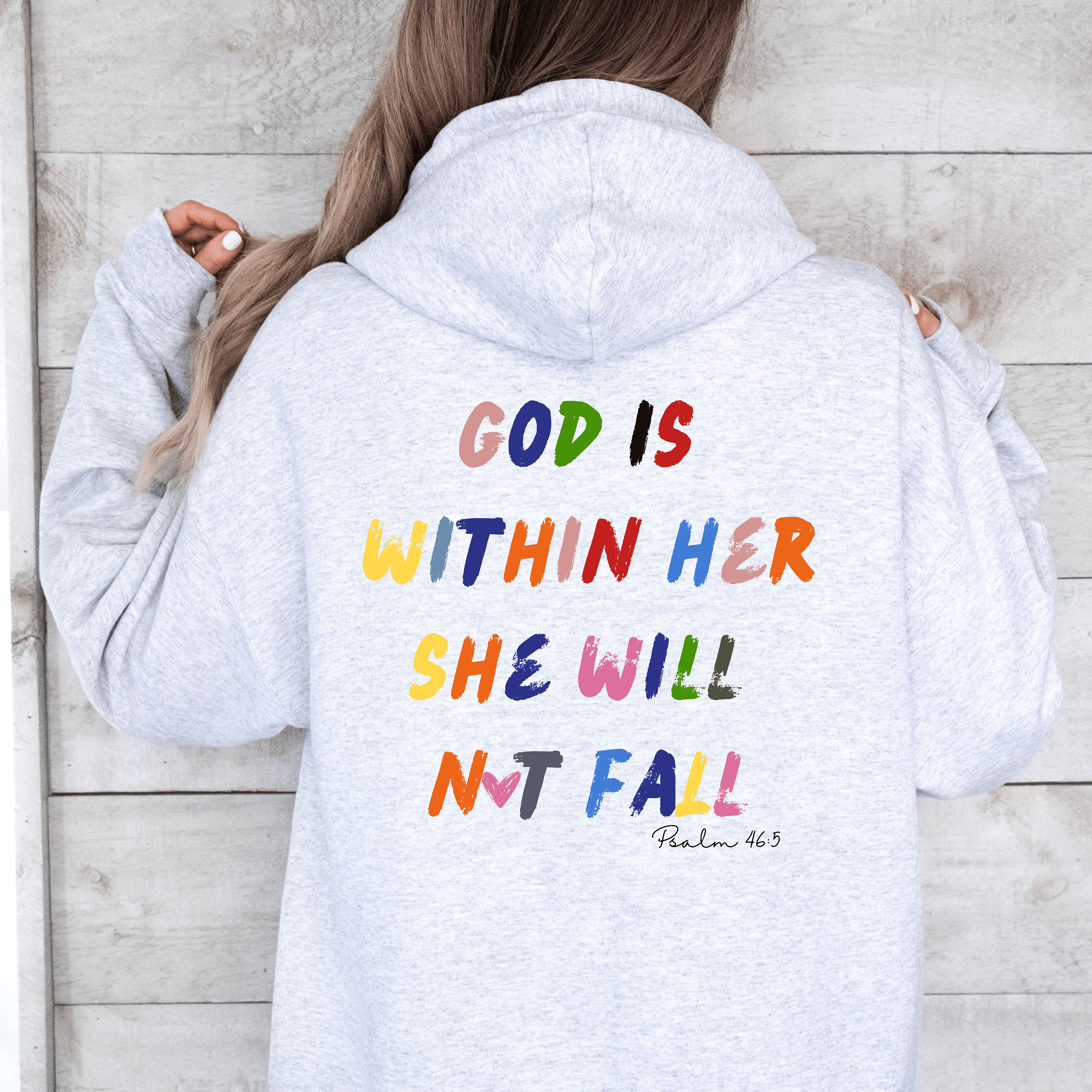 God is Within Her, She will Not Fail Sweatshirt
