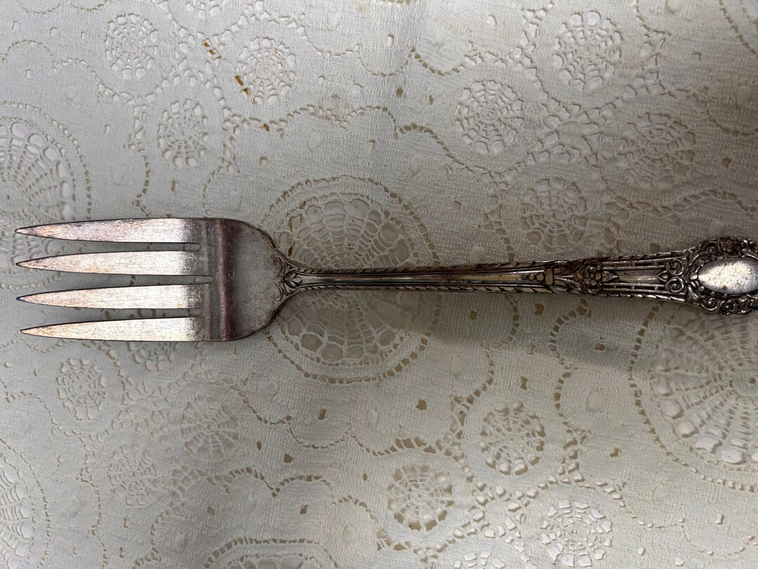 Vintage Silverplate Serving Fork, Vintage Silverware Etsy