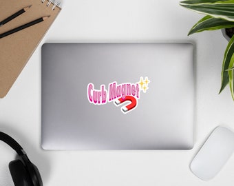 Quirky Curb Magnet Vinyl Sticker