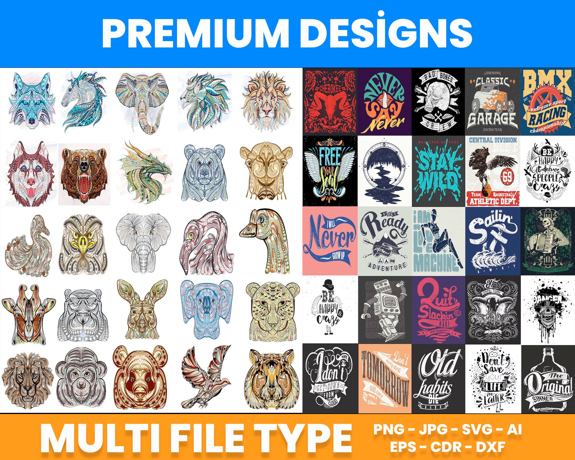 100.000 Premium Editable Design Package Png Jpg Svg Ai - Etsy