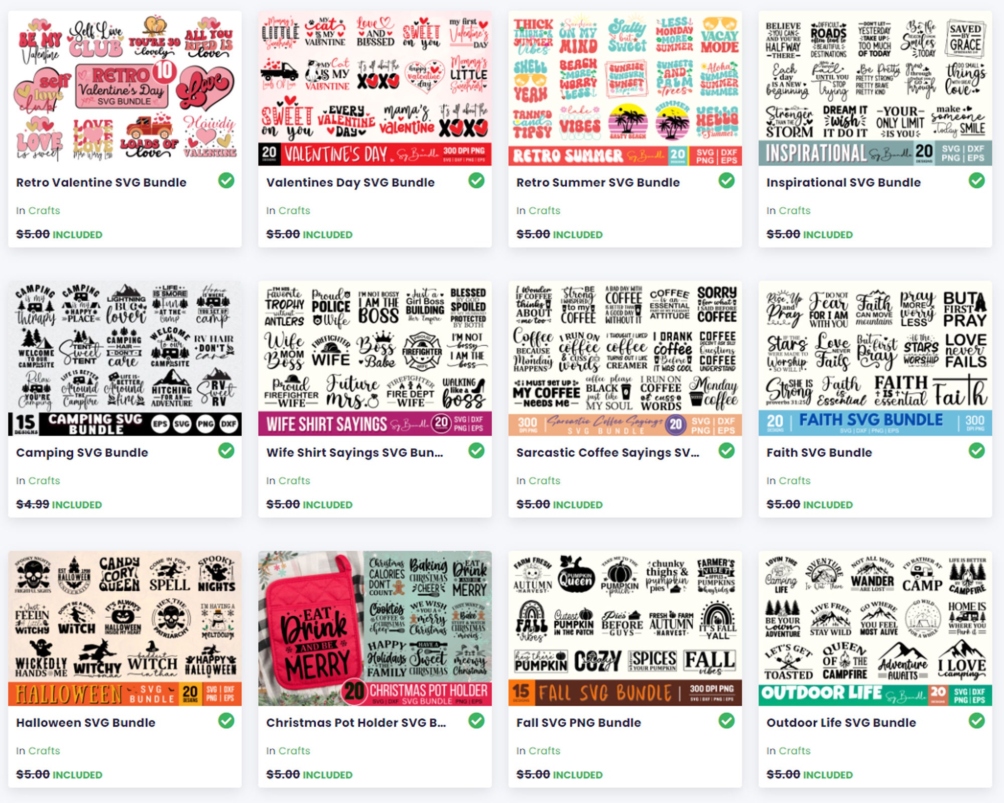 Mega Svg Design Bundle | Png - Eps - Dxf - Pdf | Multifile Format ...