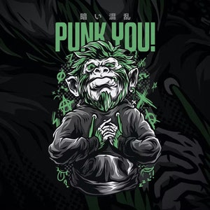 Punk You Digital Design | Eps - Ai - Png- Pdf file | Digital Delivery