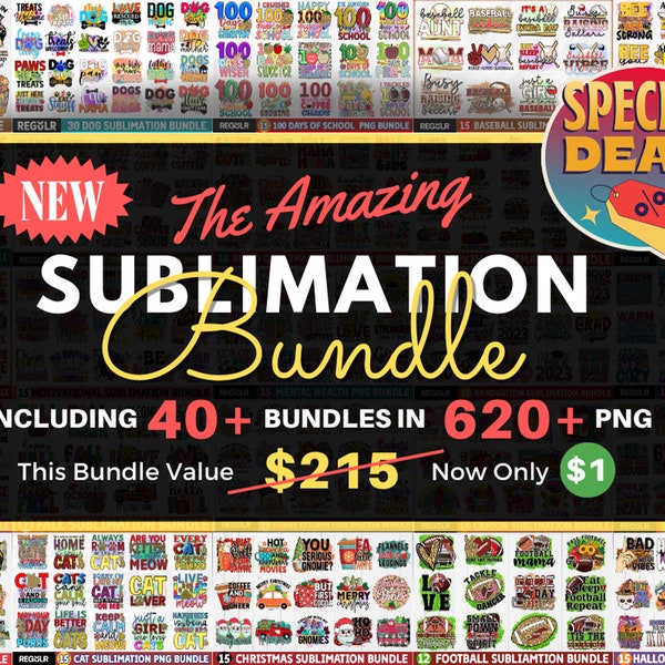 The Amazing Sublimation Bundle | Print on Demand | Digital Delivery | Special Deal !