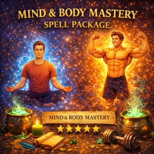 Ensemble de sorts de maîtrise du corps et de l'esprit, QI, amélioration de la physique/du corps, sorts de concentration. Coulée le jour même, résultats rapides.