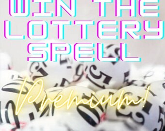 Premium Lotterie Gewinnzauber, Win Big Geld, Millionär Zauber, Geld Anziehungskraft, Reichtum Zauber, 2 x Castings, doppelte Stärke Zauber!