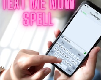 Sms:a mig nu-besvärjelse: Brådskande meddelandemagi, gjutning samma dag