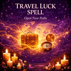 Travel Luck Spell – Manifest Safe Journeys, New Opportunities & Adventure