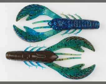 Handmade Craw Bait: 4" Anise Scented Bass Fishing Lure - Etsy Handmade Craw Bait: 4" Anise Scented Bass Fishing Lure - Etsy