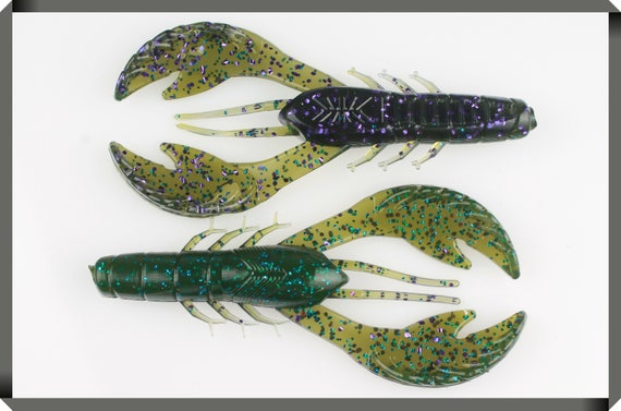 Handmade Craw Bait: 4" Anise Scented Bass Fishing Lure - Etsy Handmade Craw Bait: 4" Anise Scented Bass Fishing Lure - Etsy