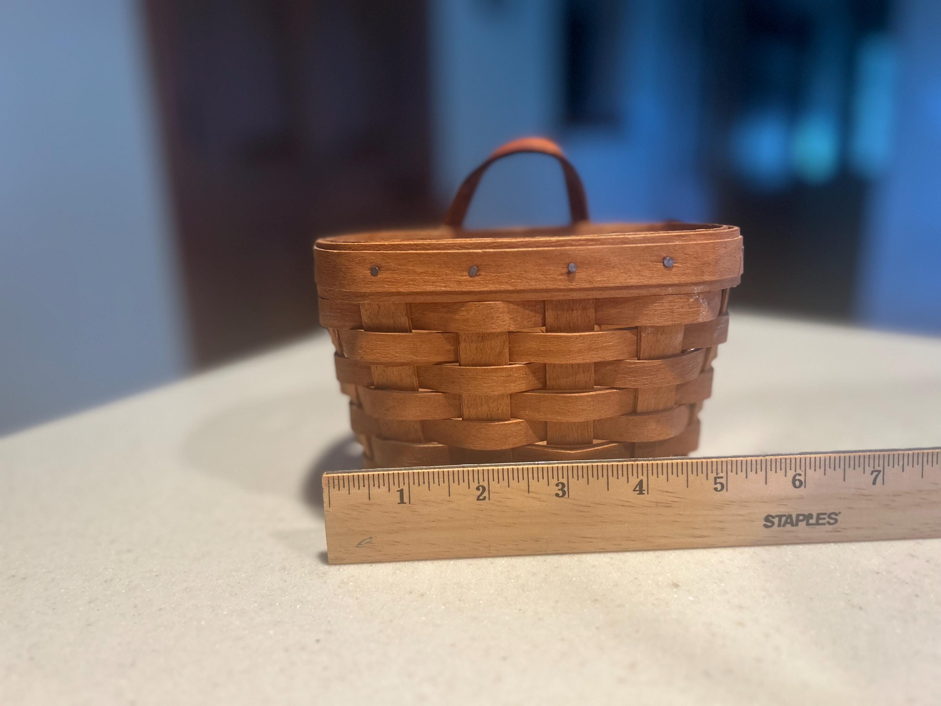 LONGABERGER BASKETS　ロンガバーガー バスケット ショルダー ビンテージ ハンドメイド ロンガバーガー バスケット Vintage Handmade