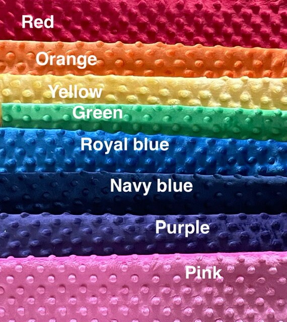 Minky Weighted Blanket Anxiety. Autism Sleep 35X40 and 40X60 Etsy UK