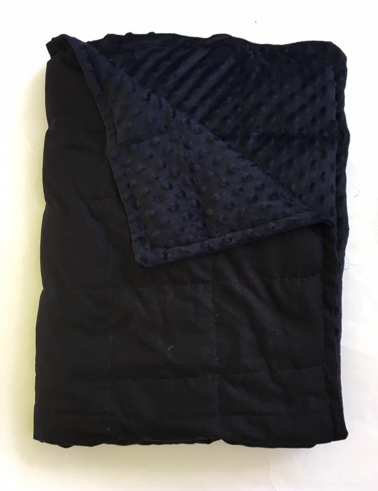 Minky Weighted Blanket Anxiety. Autism Sleep 35X40 and 40X60 Etsy UK