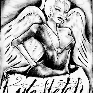 Angel by KyteSketch | Huge Coloring Poster