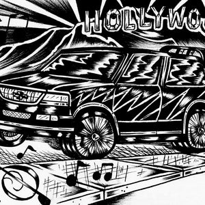 Hollywood by KyteSketch | Huge Coloring Poster