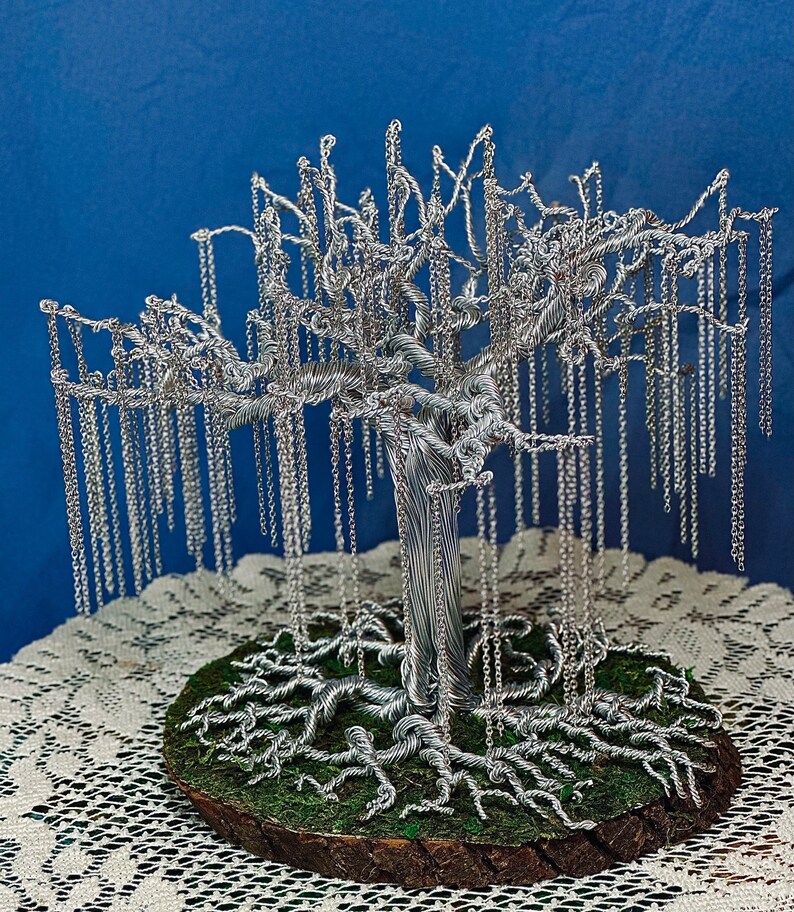 Wire Tree Unique Wire Sculpture Elegant Wire Tree Unique Gift Etsy