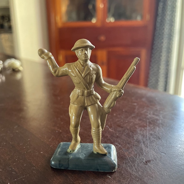 Beton WW1 Toy Solider, Made in USA, plastic toy solider,