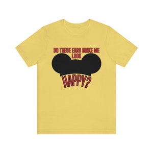 Happy Ears T-Shirt, Magic Ears, Herren Shirt, Unisex Jersey Kurzarm T-Shirt