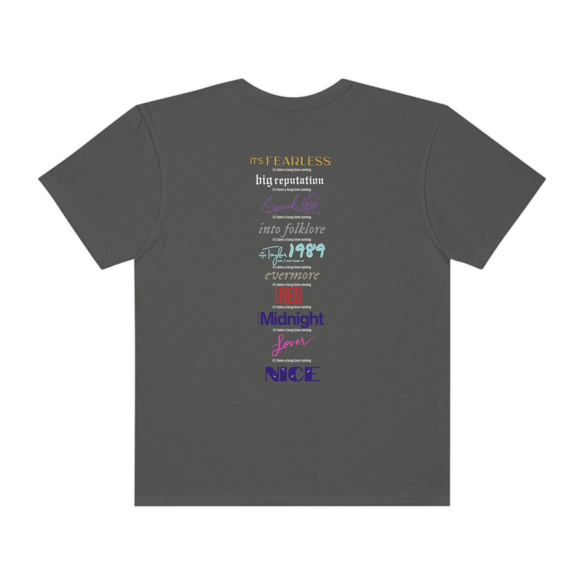 Eras Tour T Shirt Eras Tour Intro Eras Tour Merch Eras Tee Etsy