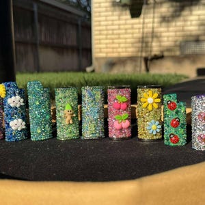 Rhinestone Lighter Covers | Reusable | Bedazzled Lighter Covers | RhinestonesHalf Pearls | Fun Lighters | Cute Lighter | Mini Lighter Covers