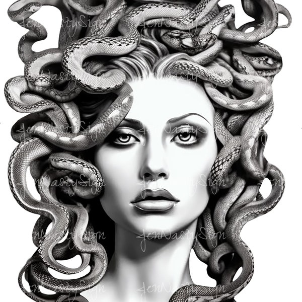 Medusa Art - Etsy