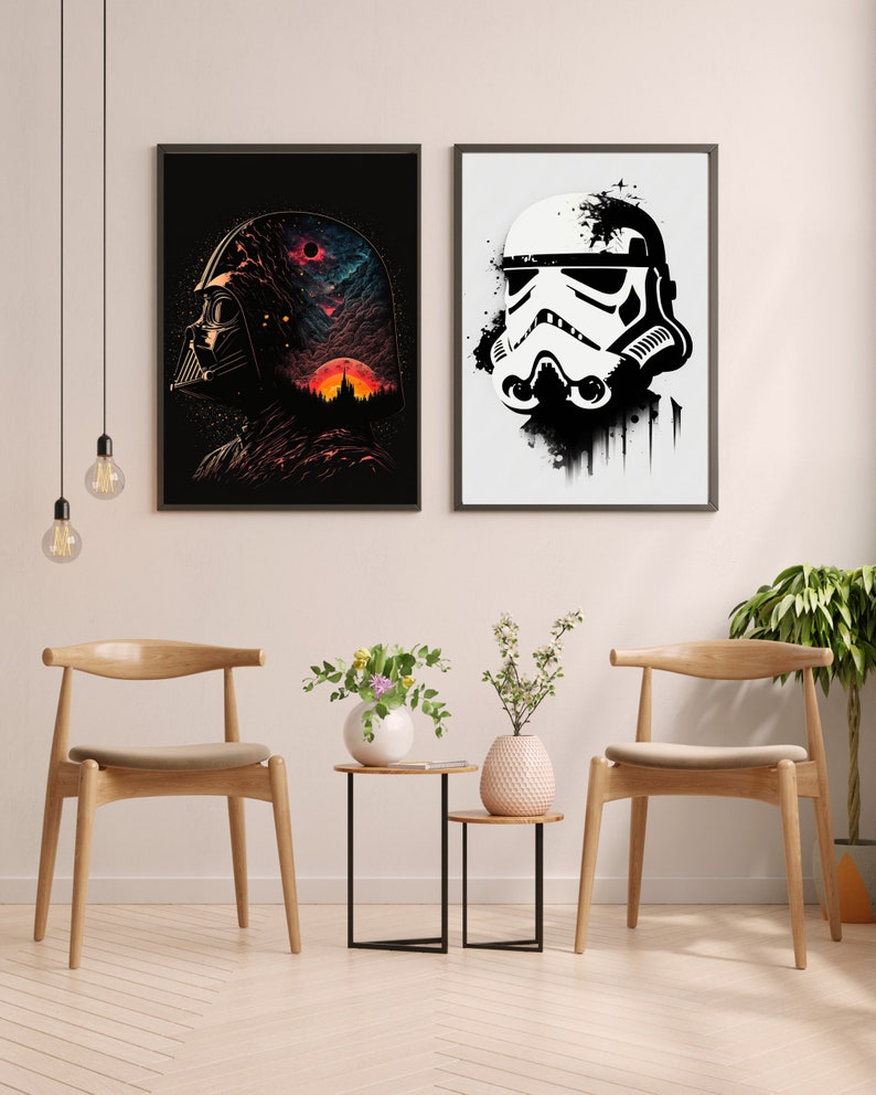 Star Wars Affiche Star Wars Png Idée Fan De Star Wars Etsy