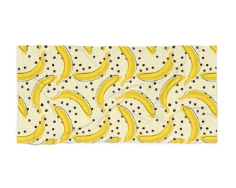 Beach Towel Banana Graphic Design