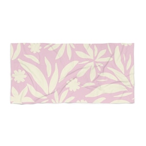 Beach Towel Colorful Tropical Pattern