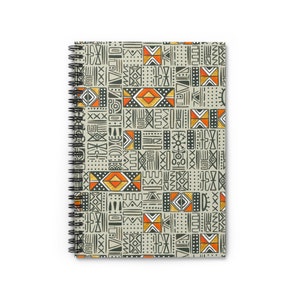 Journal Spiral Notebook Ruled Line Colorful Graphic Design