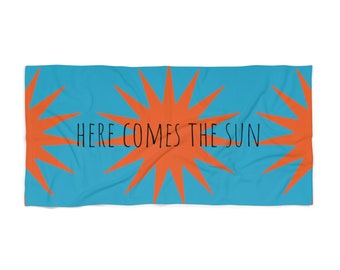 Beach Towel Colorful Boho Vibes