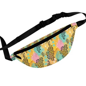 Fanny Pack with Colorful Graphic Design
