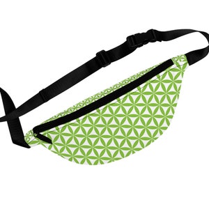 Fanny Pack with Green Graphic Design