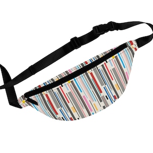 Fanny Pack with Colorful Graphic Print
