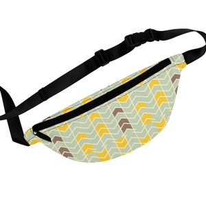 Fanny Pack with Colorful Graphic Pattern