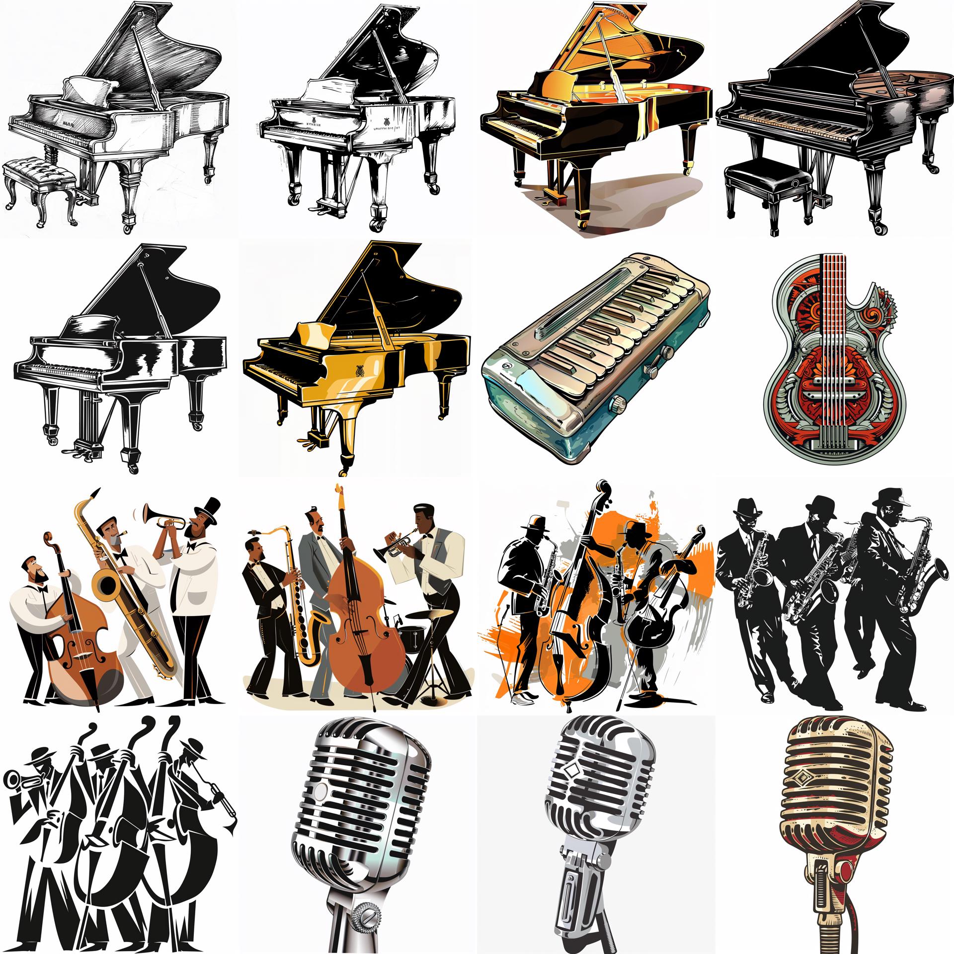 144 Music Clipart Images Music PNG Notes Sticker White Background ...