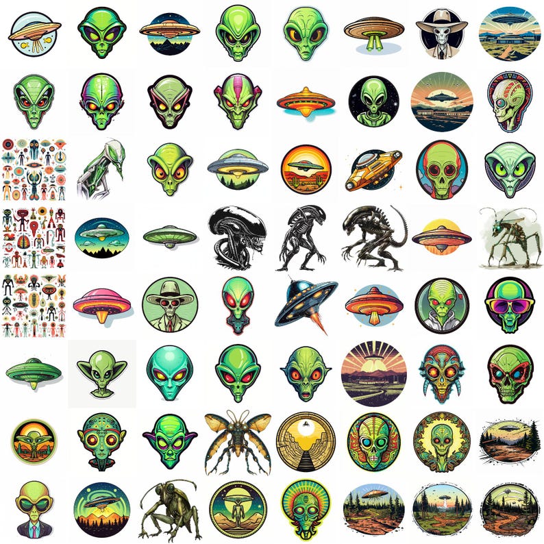 70 Alien Clipart Images UFO PNG Sticker Alien Design Alien Illustration ...