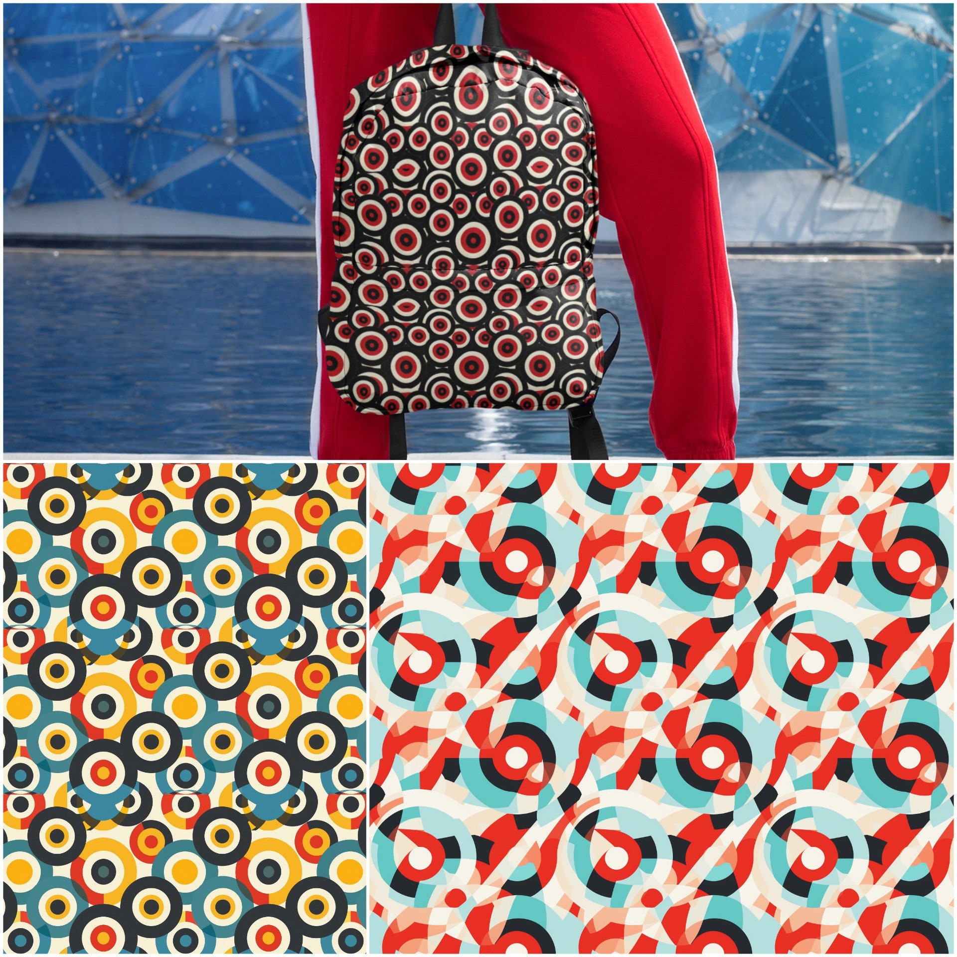 10 Target Patterns Seamless Patterns Repeatable Pattern Endless Pattern ...
