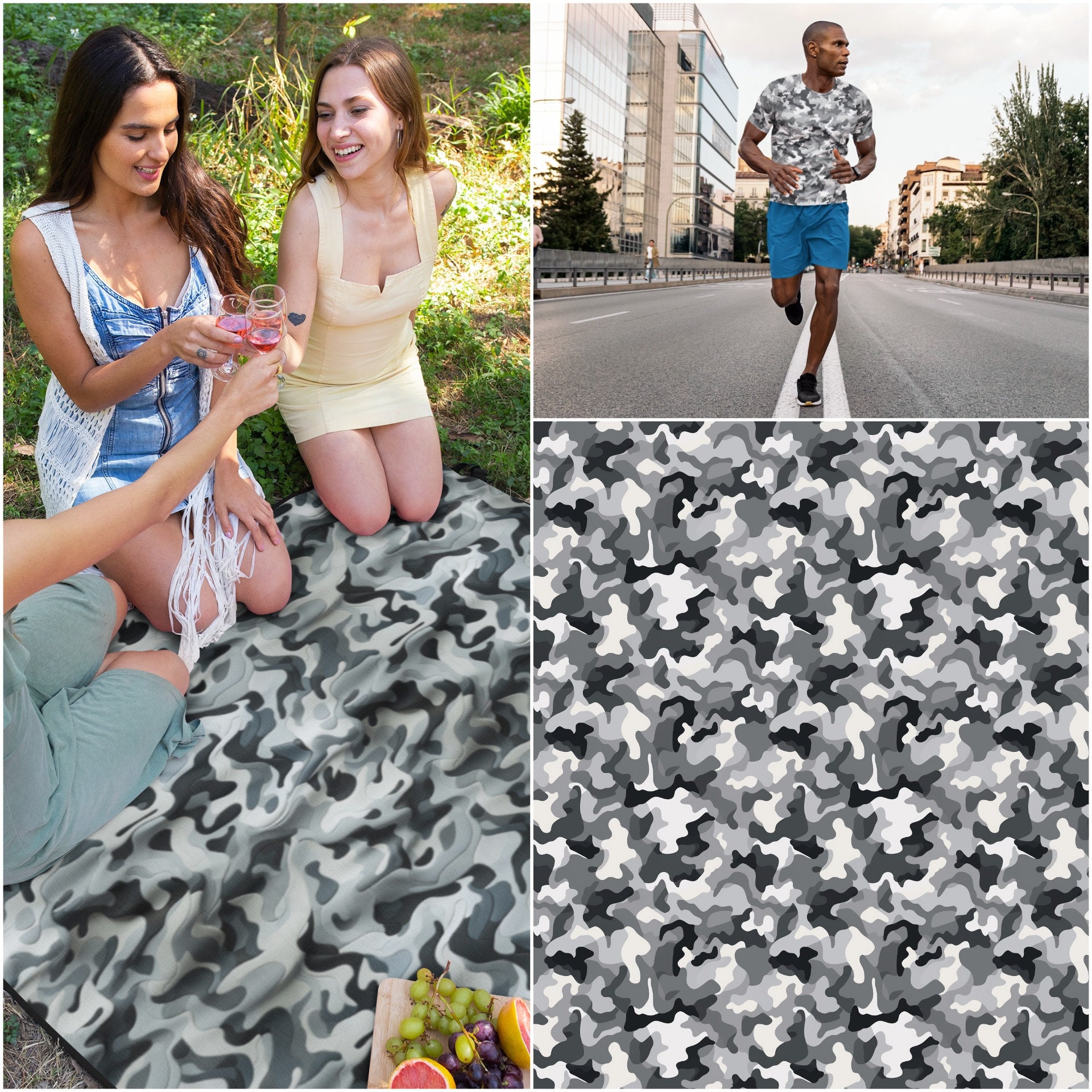 275 Gray Camo Patterns Seamless Patterns Endless Camouflage Pattern