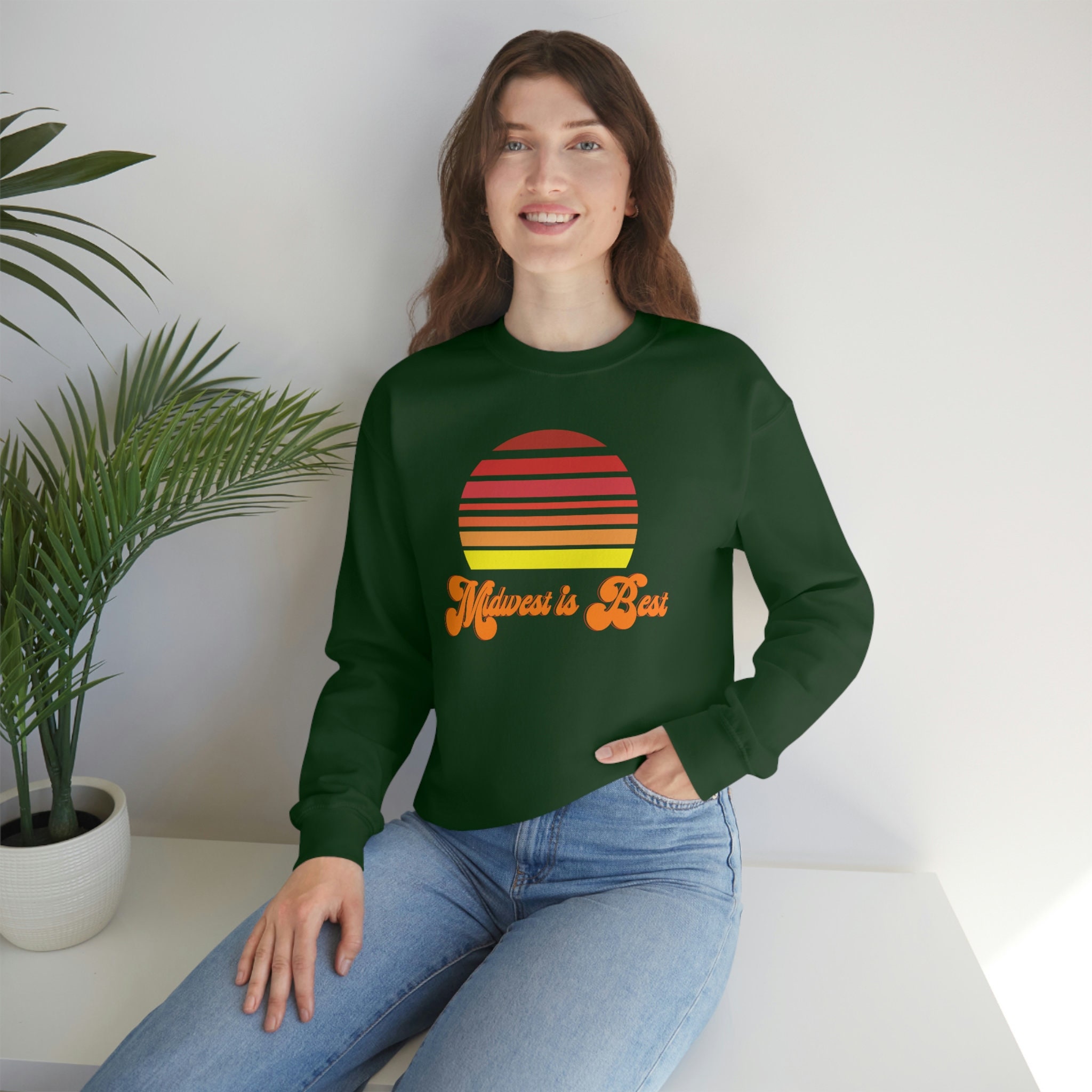 Midwest is Best Crewneck Sweatshirt - Etsy