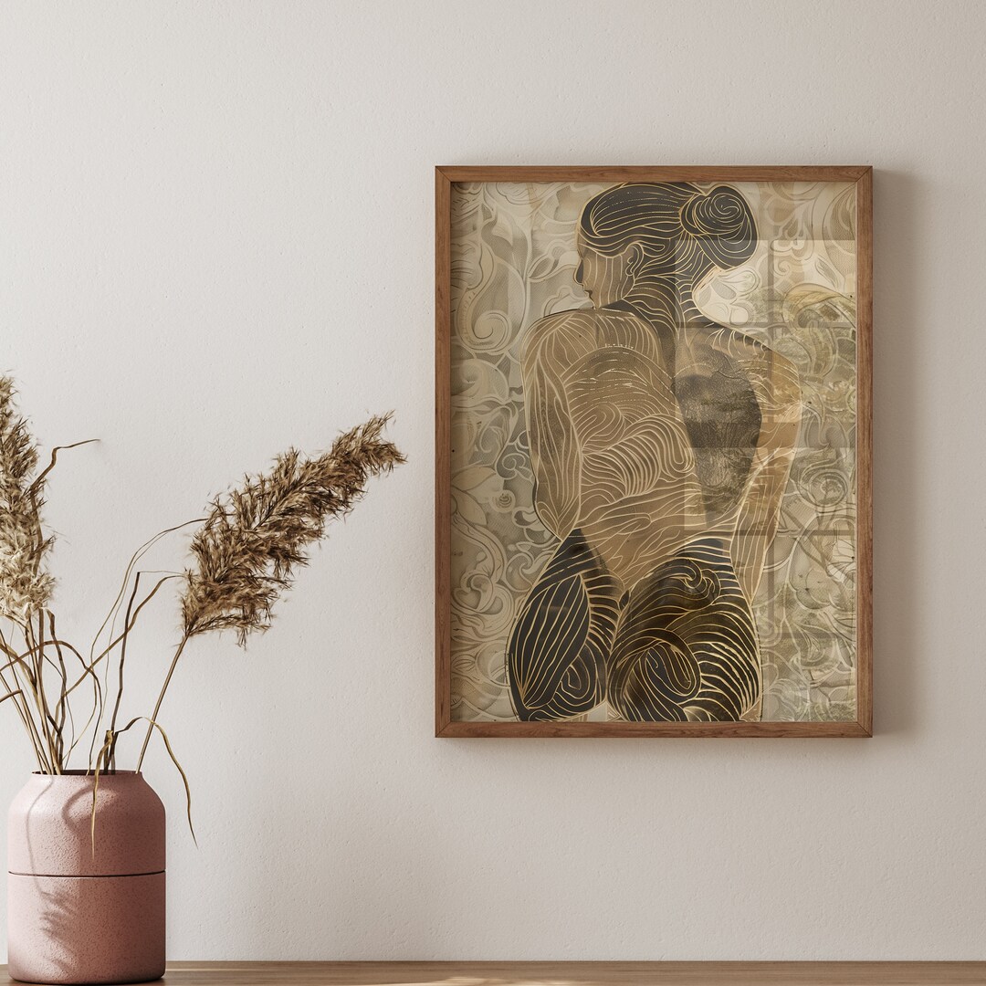 Nude Woman Sgraffito Art Wall Decor Female Scratch Art Sgraffito Nude Nude Woman Sgraffito Art Wall Decor Female Scratch Art Sgraffito Nude
