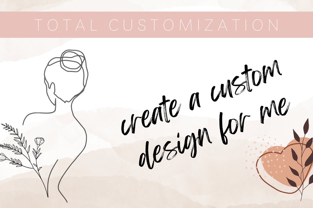 CUSTOM DESIGN - Service to Create a Custom Design - Etsy