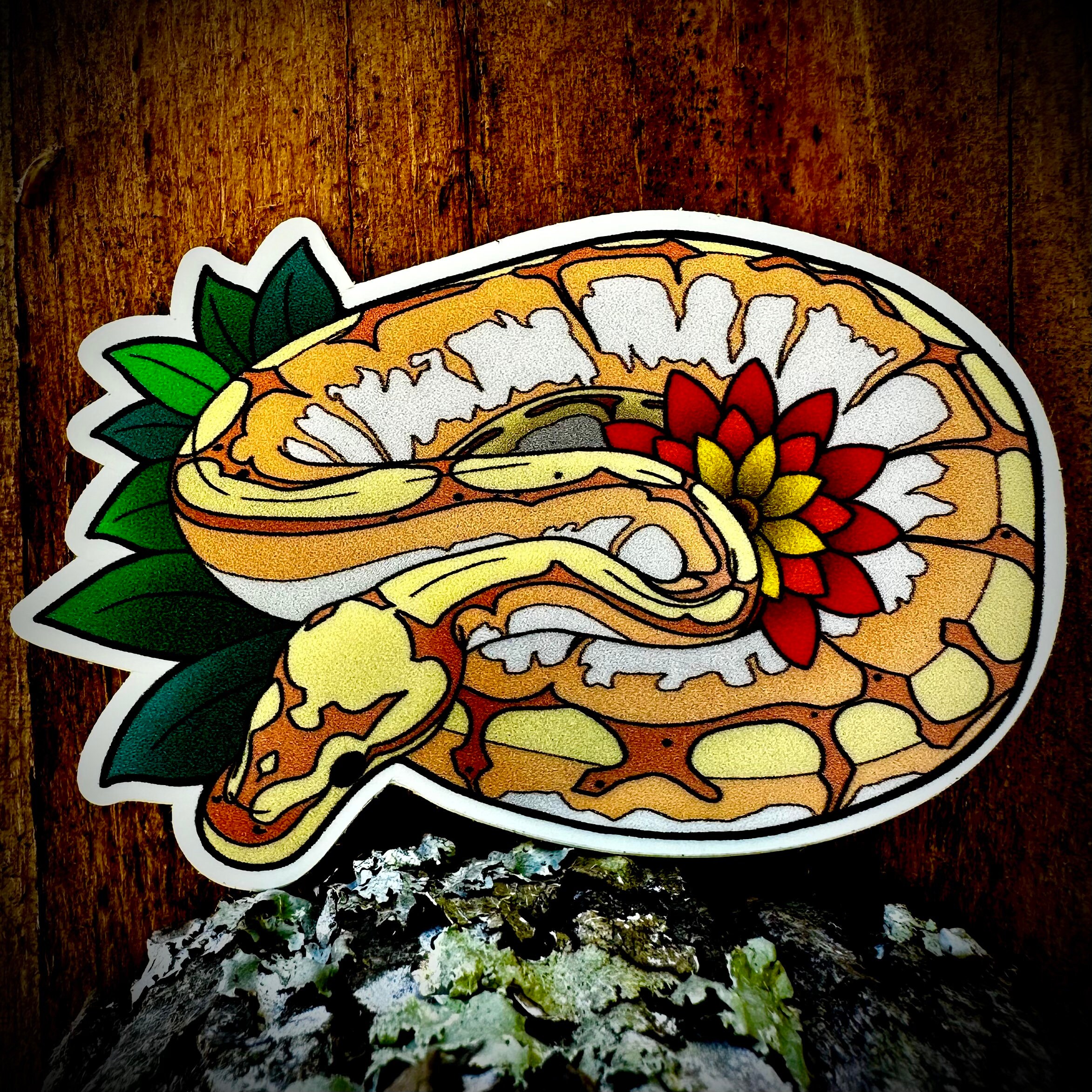 Ball Python Snake Metal Enamel Lapel Pin Coral Glow Spider - Etsy