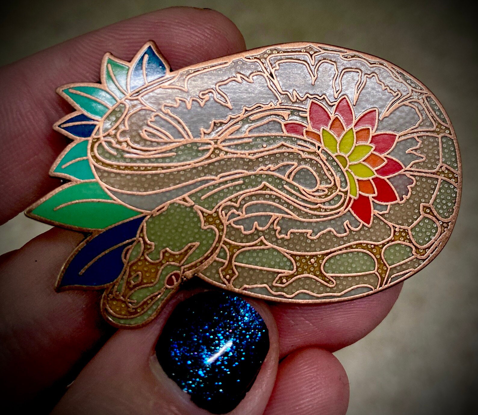 Ball Python Snake Metal Enamel Lapel Pin Coral Glow Spider - Etsy