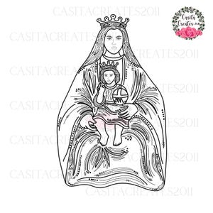 Virgen de Comoto, Virgen de Comoro PNG, Virgin of Comoto PNG, Virgin of Comoto, catholic, Católico, Religion, Religión, Pray, Oración,Virgen