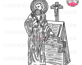 Santo San Benito, San Benito, Holy Saint Benedict, Saint Benedict,Saint Benedict png, San Benito PNG, Santo, Santo png, Saint, Saint png