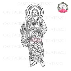 San Judas, Saint Jude, St. Jude, San Judas SVG, San Judas PNG, St. Jude, St. Jude SVG, Saint Jude png, San Judas Tadeo, Saint, Saint png