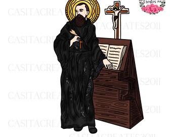 Santo San Benito, San Benito, Holy Saint Benedict, Saint Benedict,Saint Benedict png, San Benito PNG, Santo, Santo png, Saint, Saint png